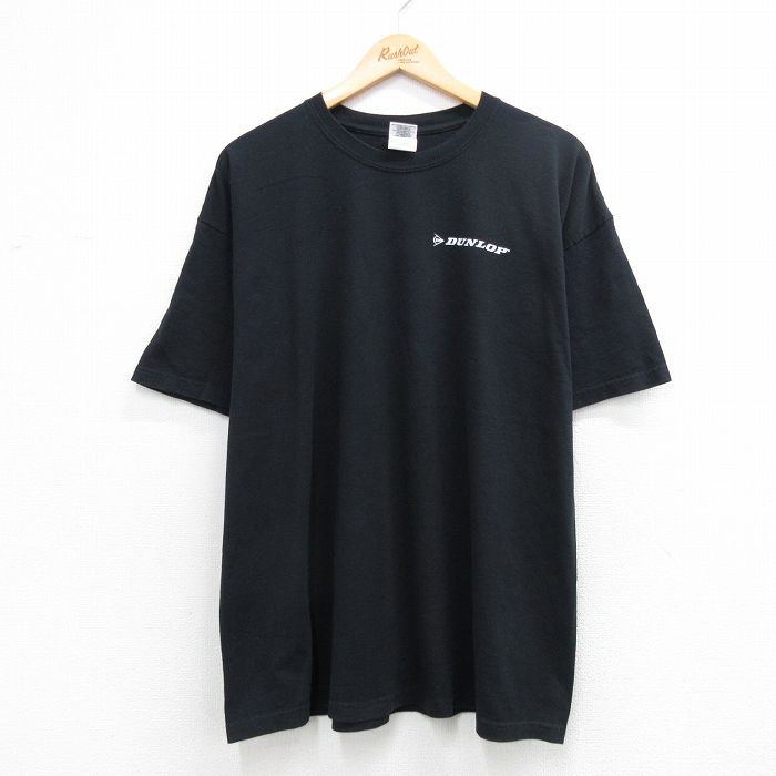 【20%OFF】00s 半袖Tシャツ DUNLOP ブラック メンズXL相当 | 古着