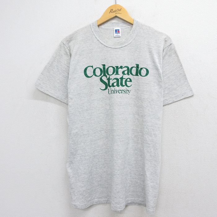 ラッセル 80s 半袖Tシャツ コロラド グレー L | 古着
