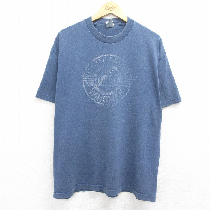 00s 半袖Tシャツ トップガン ネイビー XL | 古着