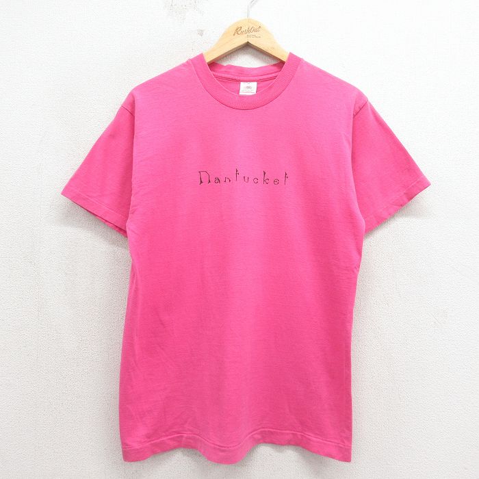 フルーツオブザルーム 90s 半袖Tシャツ ナンタケット ピンク M | 古着