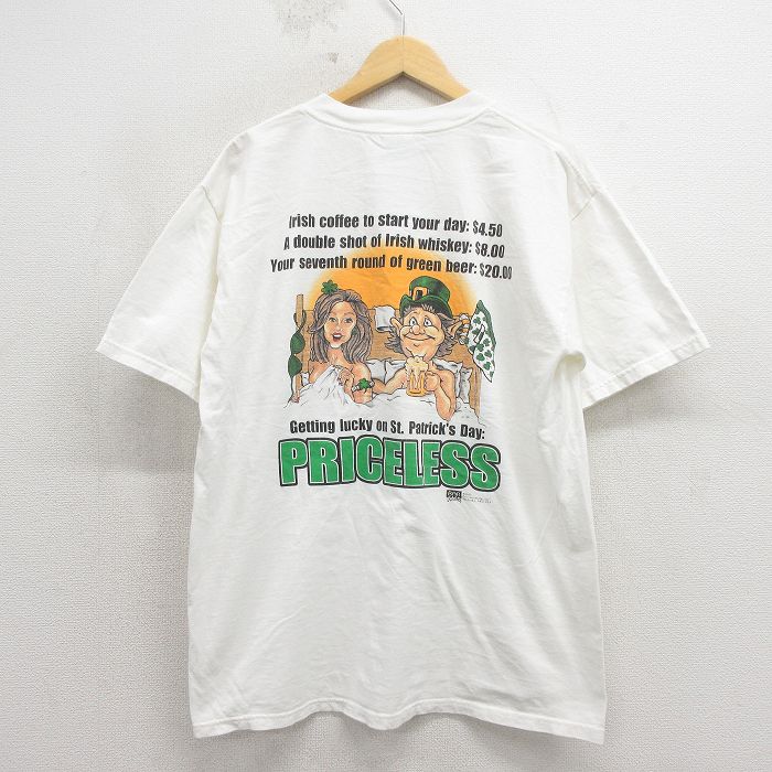 00s 半袖Tシャツ プレイスレス ホワイト XL | 古着