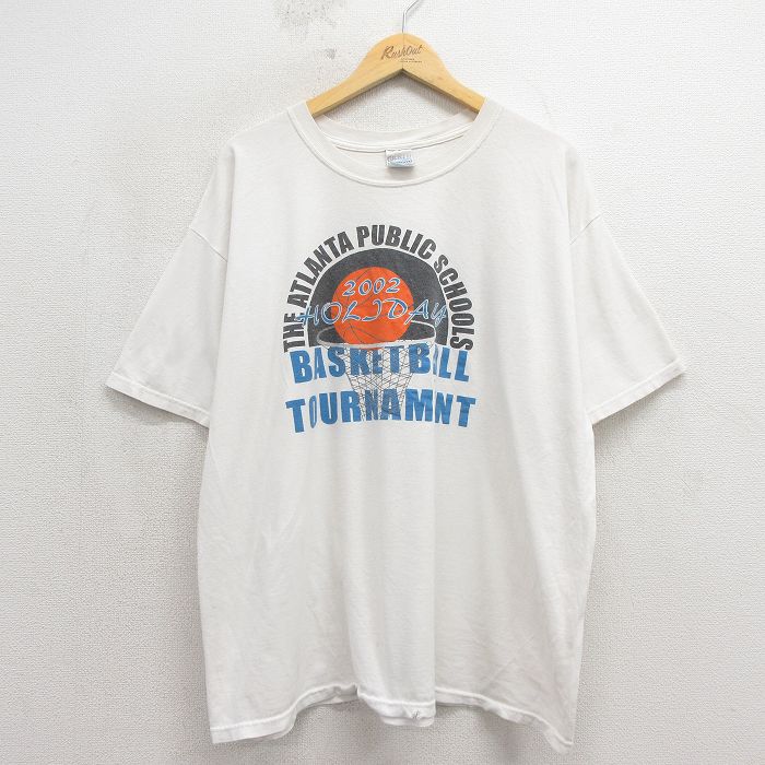 00s 半袖Tシャツ バスケットボール ホワイト XL | 古着