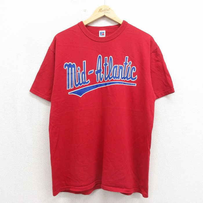 ラッセル 00s 半袖Tシャツ Mid バーガンディ L | 古着