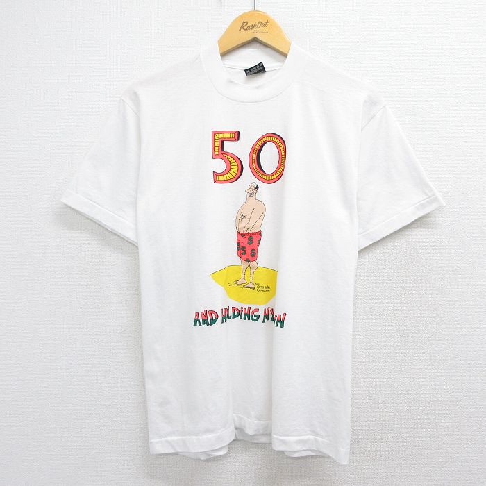 フルーツオブザルーム 90s 半袖Tシャツ ホワイト M | 古着