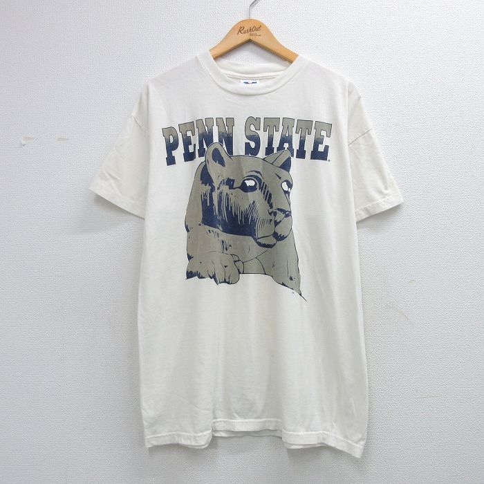 【20%OFF】90s 半袖Tシャツ PENN ホワイト メンズXL相当 | 古着