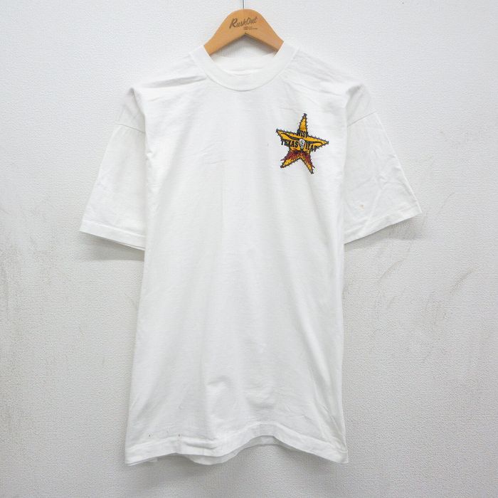 フルーツオブザルーム 90s 半袖Tシャツ WEST TEXAS HEAT ホワイト XL | 古着