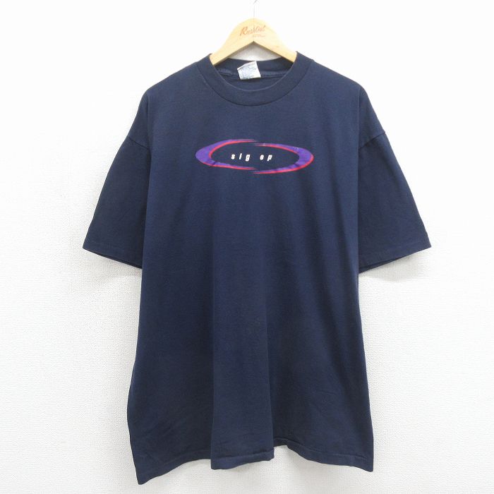 All Sport 90s 半袖Tシャツ sigep ネイビー メンズXL相当 | 古着