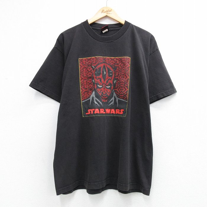 00s 半袖Tシャツ スターウォーズダースモール ブラック メンズXL相当 | 古着