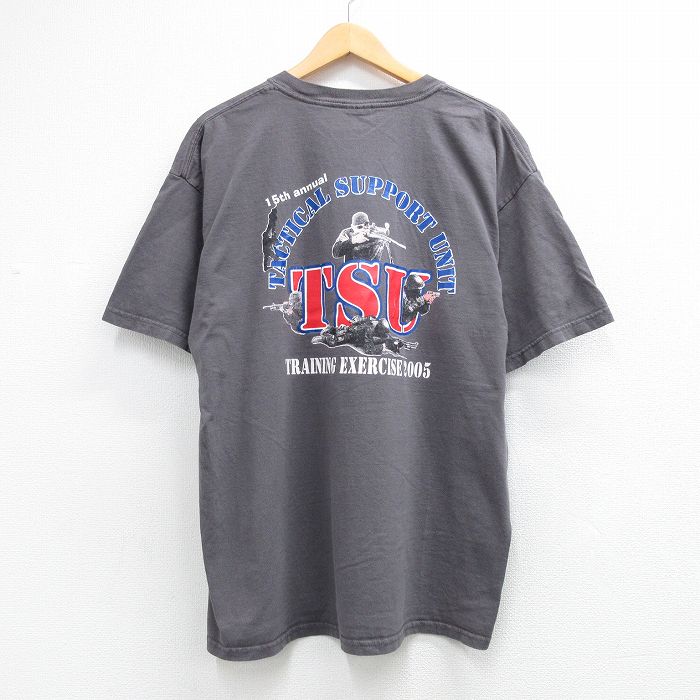 00s 半袖Tシャツ TSU グレー XL | 古着