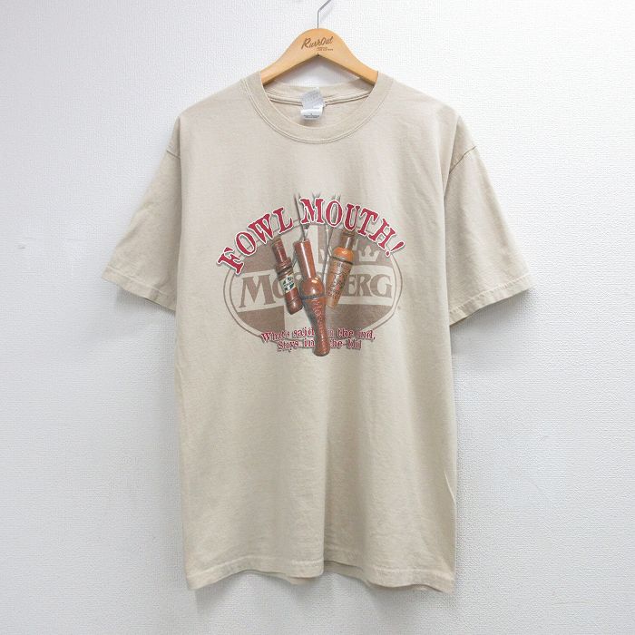 00s 半袖Tシャツ FOWL MOUTH ベージュ L | 古着