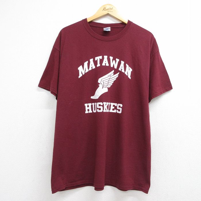 00s 半袖Tシャツ MATAWANウイングフット バーガンディ XL | 古着