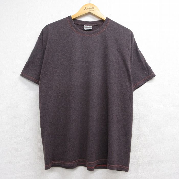 ヘインズ 00s 半袖Tシャツ ブラウン XL | 古着
