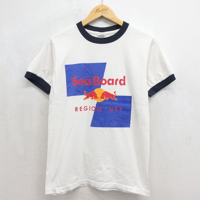 00s 半袖Tシャツ レッドブル ホワイト メンズS相当 | 古着