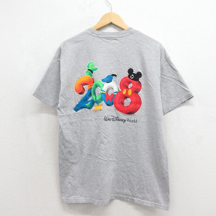 ヘインズ 00s 半袖Tシャツ ディズニー グレー メンズL相当 | 古着
