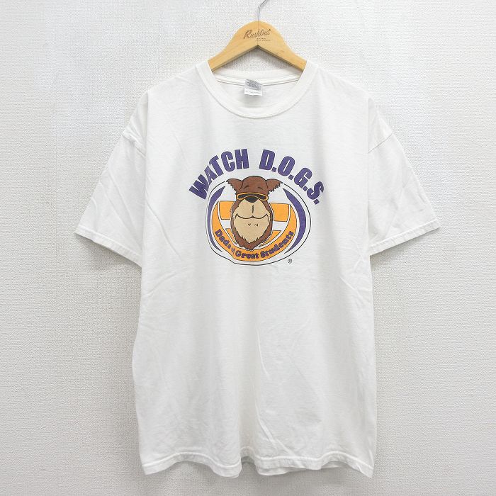 半袖Tシャツ WATCH ホワイト メンズXL相当 | 古着