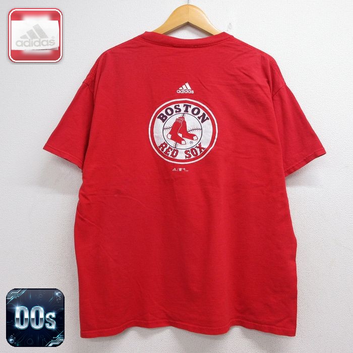 アディダス 00s 半袖Tシャツ ボストンレッドソックス レッド メンズXL相当 | 古着