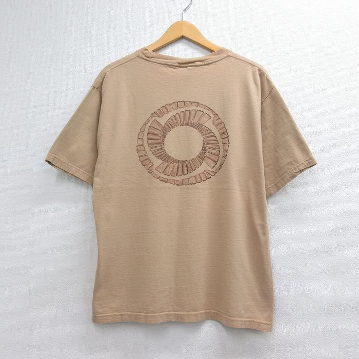 プラナ 00s 半袖Tシャツ ベージュ メンズL相当 | 古着