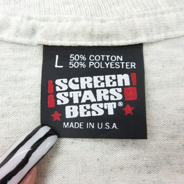 古着通販 L☆古着 スクリーンスターズ 半袖 ビンテージ Tシャツ メンズ