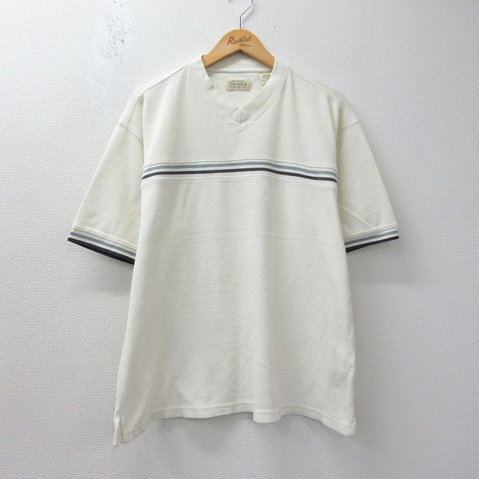 セントジョンズベイ 00s 半袖Tシャツ 鹿の子 ベージュ メンズXL相当 | 古着
