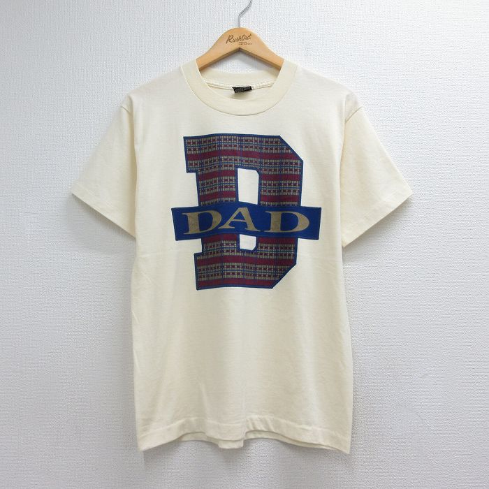 フルーツオブザルーム 90s 半袖Tシャツ DAD ベージュ メンズM相当 | 古着