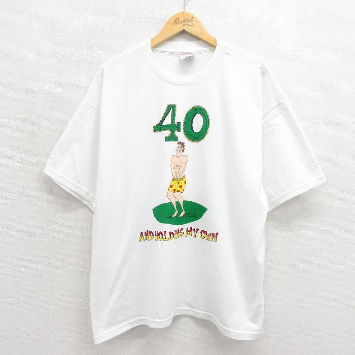 ヘインズ 90s 半袖Tシャツ ホワイト メンズXL相当 | 古着