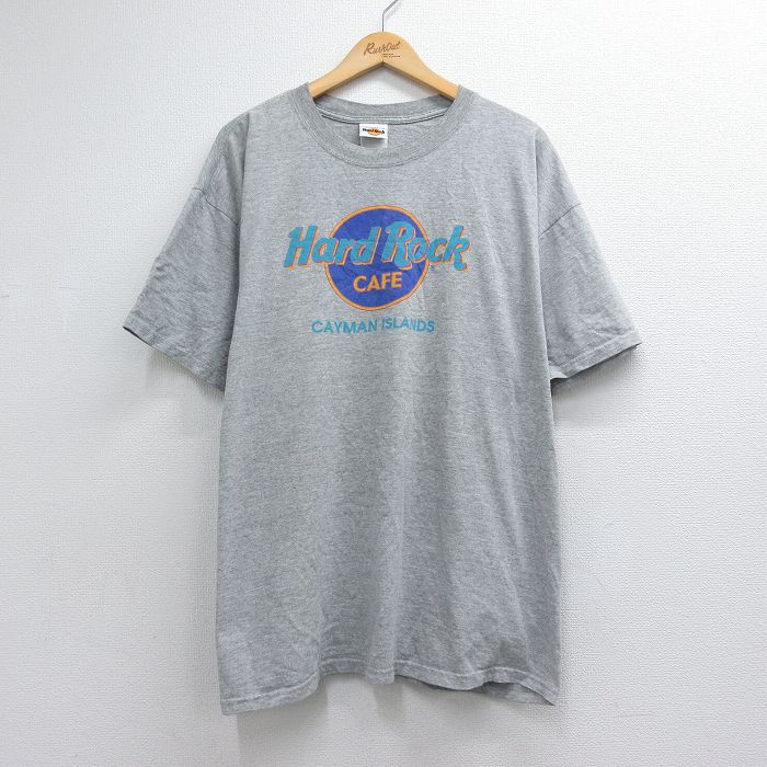 00s 半袖Tシャツ ハードロックカフェ グレー メンズXL相当 | 古着