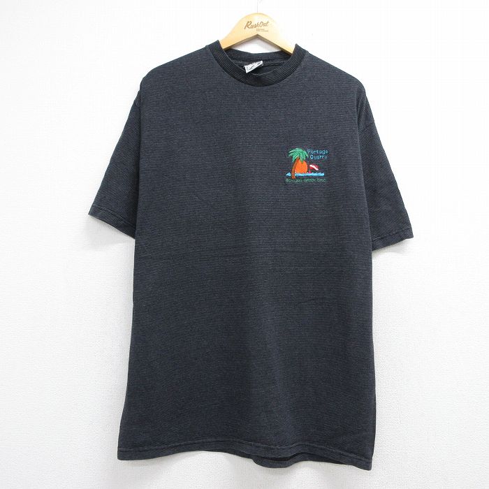 古着通販 XL☆古着 半袖 ビンテージ Tシャツ メンズ 90年代 90s ヤシの