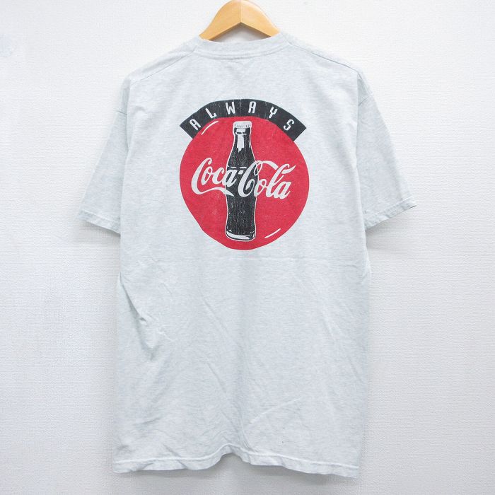 90s 半袖Tシャツ コカコーラ グレー メンズXL相当 | 古着
