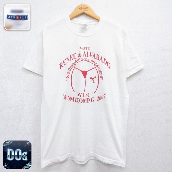 00s 半袖Tシャツ ビキニ ホワイト メンズL相当 | 古着