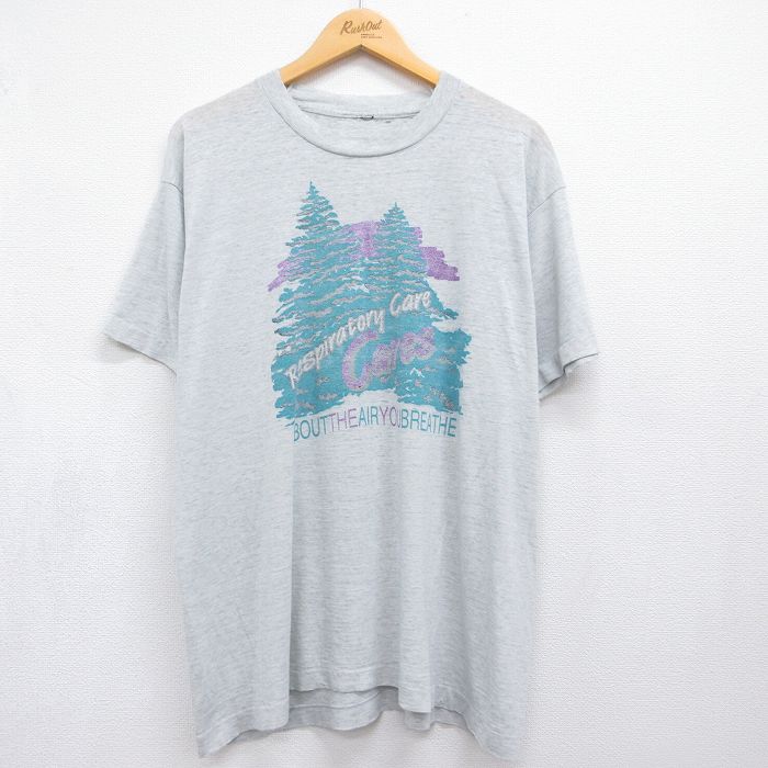 90s 半袖Tシャツ グレー メンズXL相当 | 古着