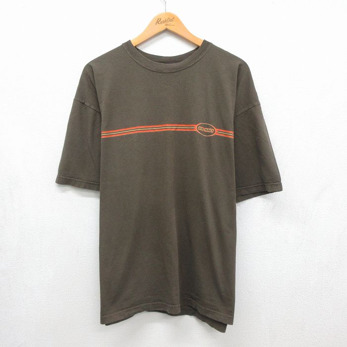 オールドネイビー 00s 半袖Tシャツ カーキ メンズXL相当 | 古着