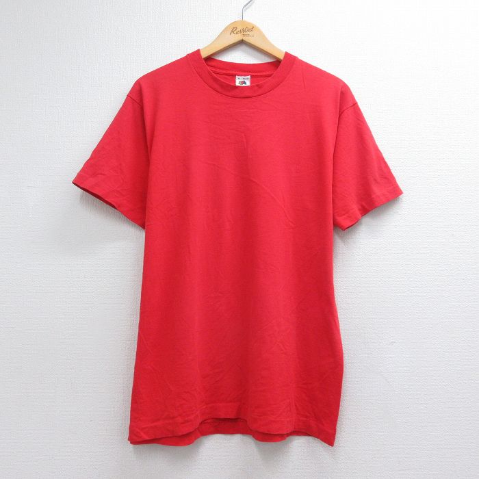フルーツオブザルーム 90s 半袖Tシャツ レッド メンズL相当 | 古着
