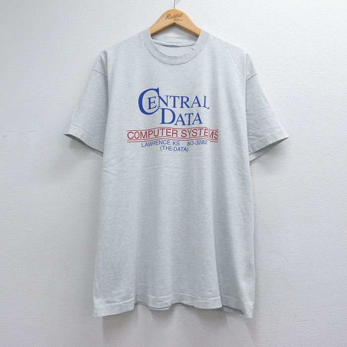90s 半袖Tシャツ CENTRAL 霜降りグレー メンズXL相当 | 古着