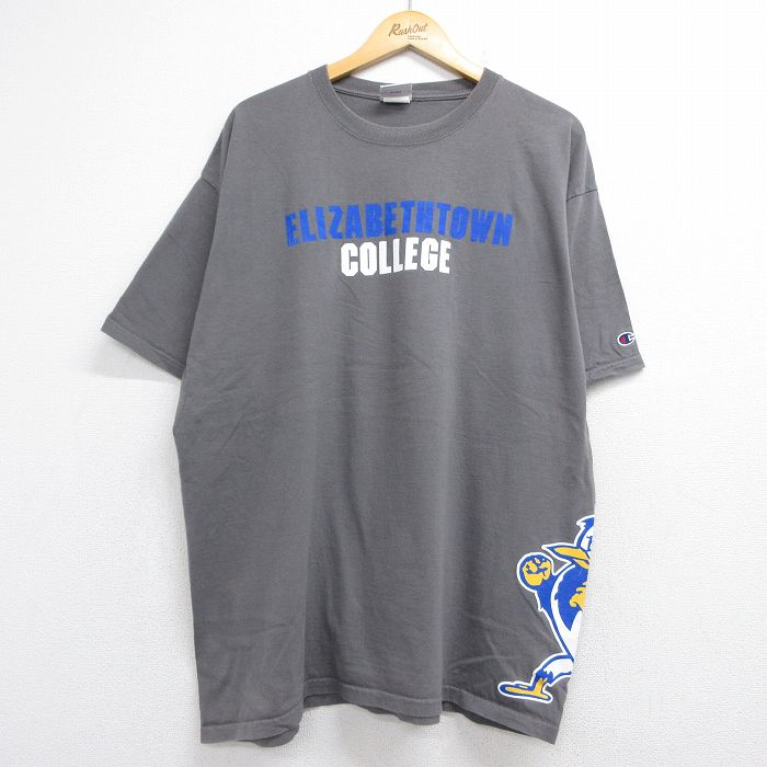 チャンピオン 00s 半袖Tシャツ カレッジ グレー メンズXL相当 | 古着