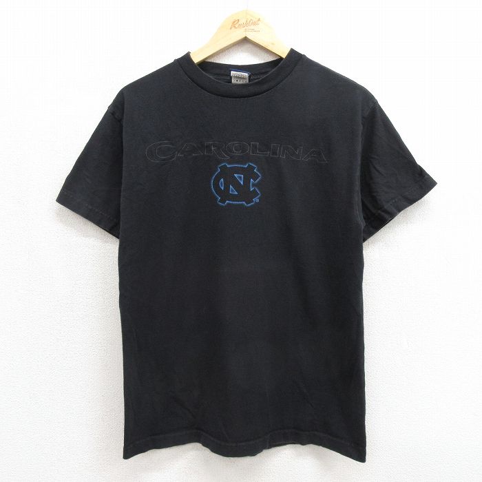 CHAMPS 00s 半袖Tシャツ カロライナ ブラック メンズM相当 | 古着