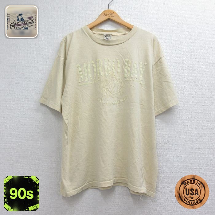 90s 半袖Tシャツ カリフォルニア イエロー メンズXL相当 | 古着