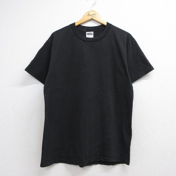 TULTEX 90s 半袖Tシャツ ブラック メンズL相当 | 古着