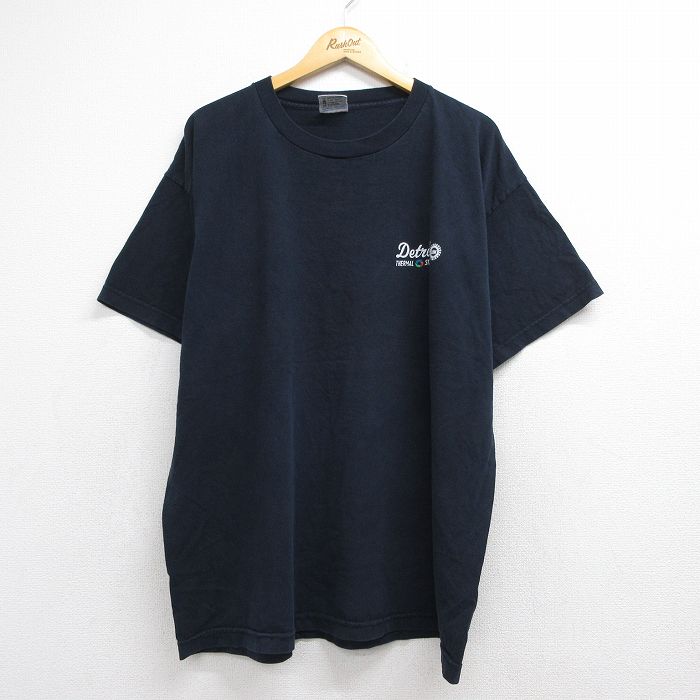 半袖Tシャツ デトロイト ブラック メンズXL相当 | 古着