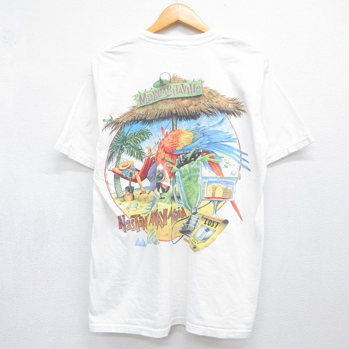90s 半袖Tシャツ 鳥 ホワイト メンズXL相当 | 古着