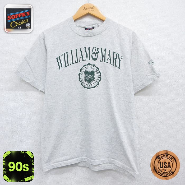 90s 半袖Tシャツ カレッジ グレー メンズM相当 | 古着