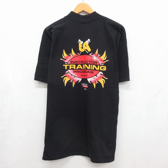 90s 半袖Tシャツ TRAINING ブラック メンズXL相当 | 古着