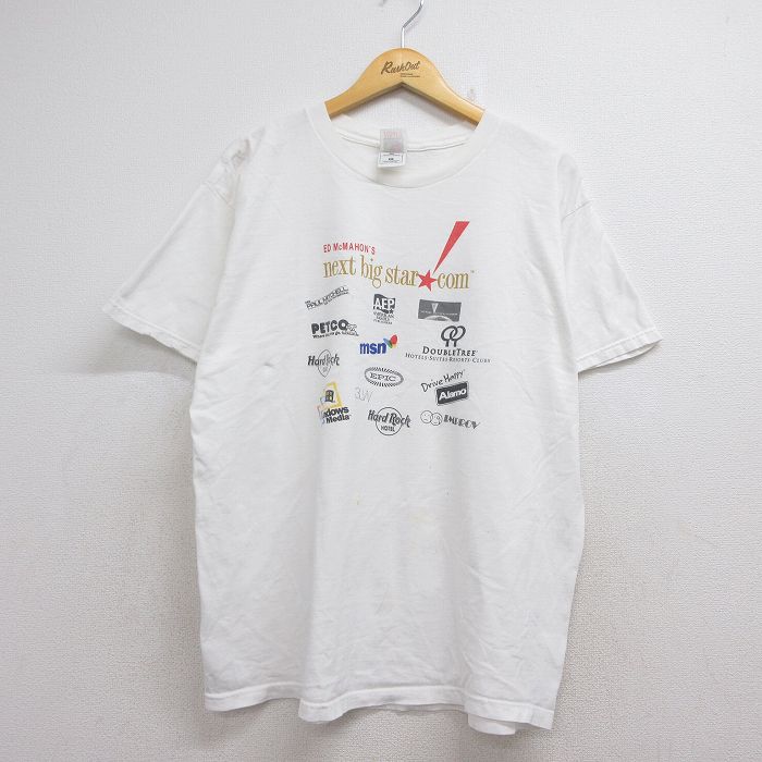 フルーツオブザルーム 00s 半袖Tシャツ Windowsハードロックカフェ ホワイト メンズXL相当 | 古着