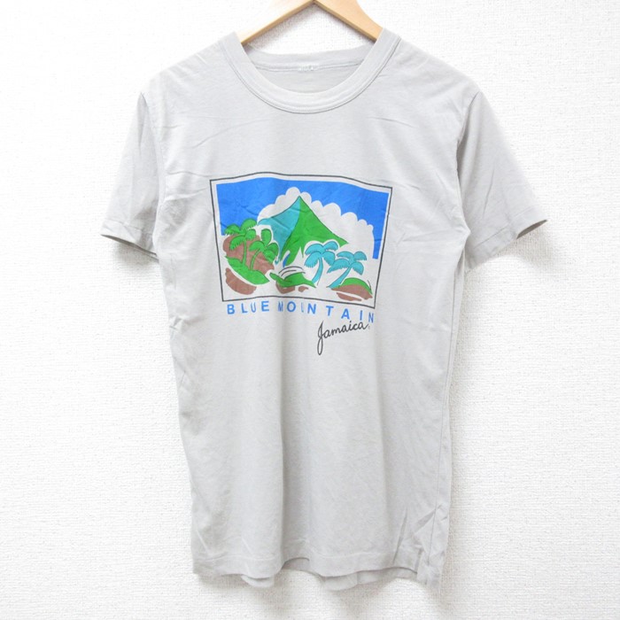 S★古着 半袖 ビンテージ Tシャツ メンズ 00年代 00s ブルーマウンテン クルーネック グレー 24jul25 中古