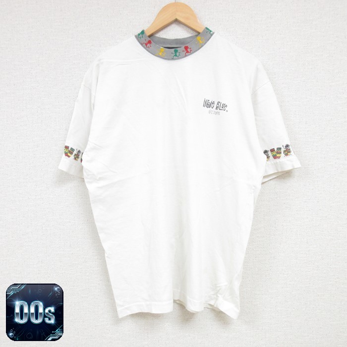 00s 半袖Tシャツ アイリーブルー ホワイト XL | 古着
