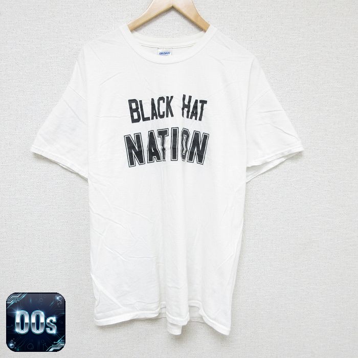 00s 半袖Tシャツ BLACK HAT ホワイト XL | 古着