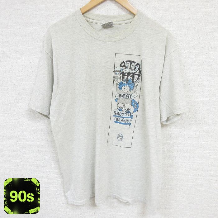 90s 半袖Tシャツ ハイランド グレー メンズXL相当 | 古着