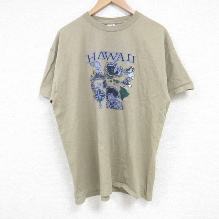 フルーツオブザルーム 00s 半袖Tシャツ ハワイ ベージュ XL | 古着