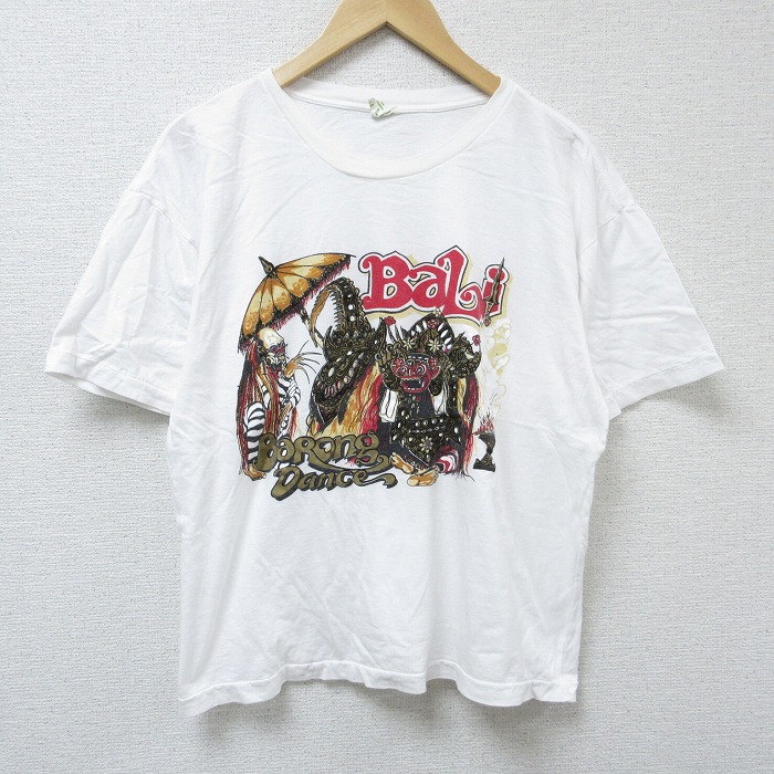 90s 半袖Tシャツ バロンダンス ホワイト XL | 古着