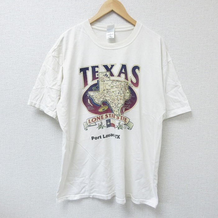 00s 半袖Tシャツ テキサス ホワイト XL | 古着