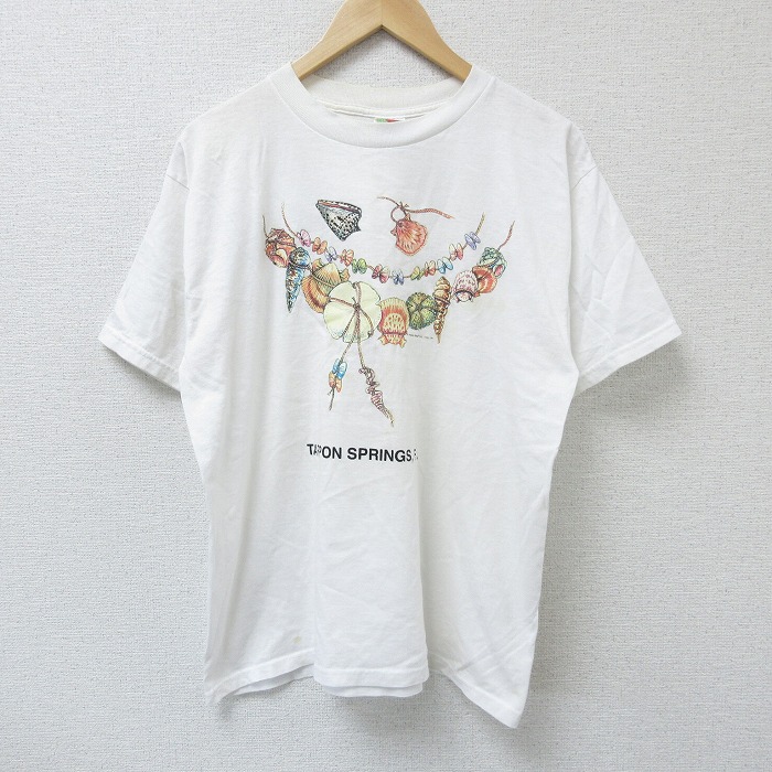 【50%OFF】フルーツオブザルーム 00s 半袖Tシャツ 貝殻 ホワイト L | 古着
